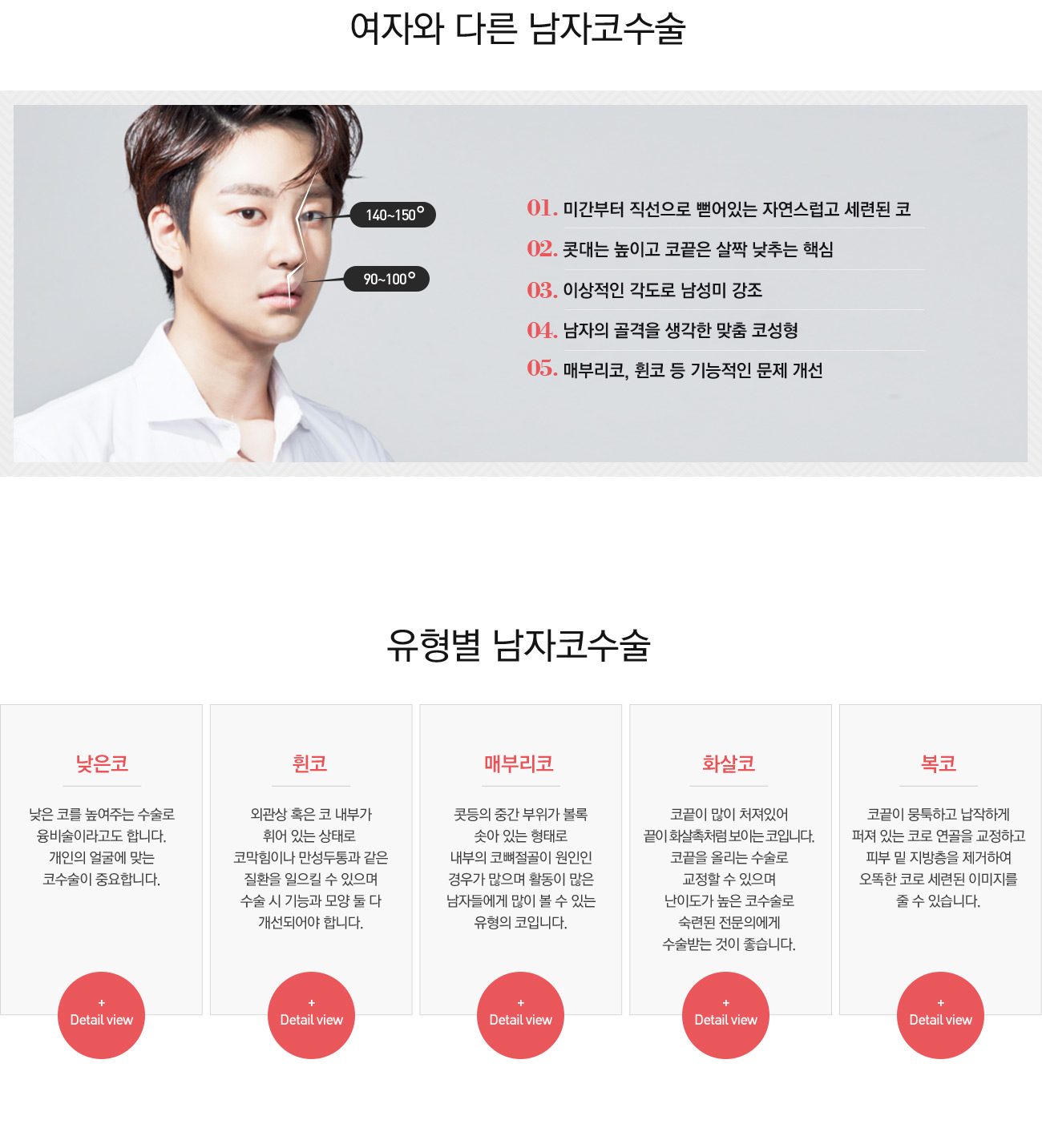 남자코수술